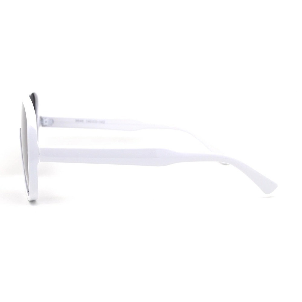 Sunglasses Women Fashion Trendy White Frame UV400 Protect‎ Shades Flat Top Gafas - Picture 10 of 12